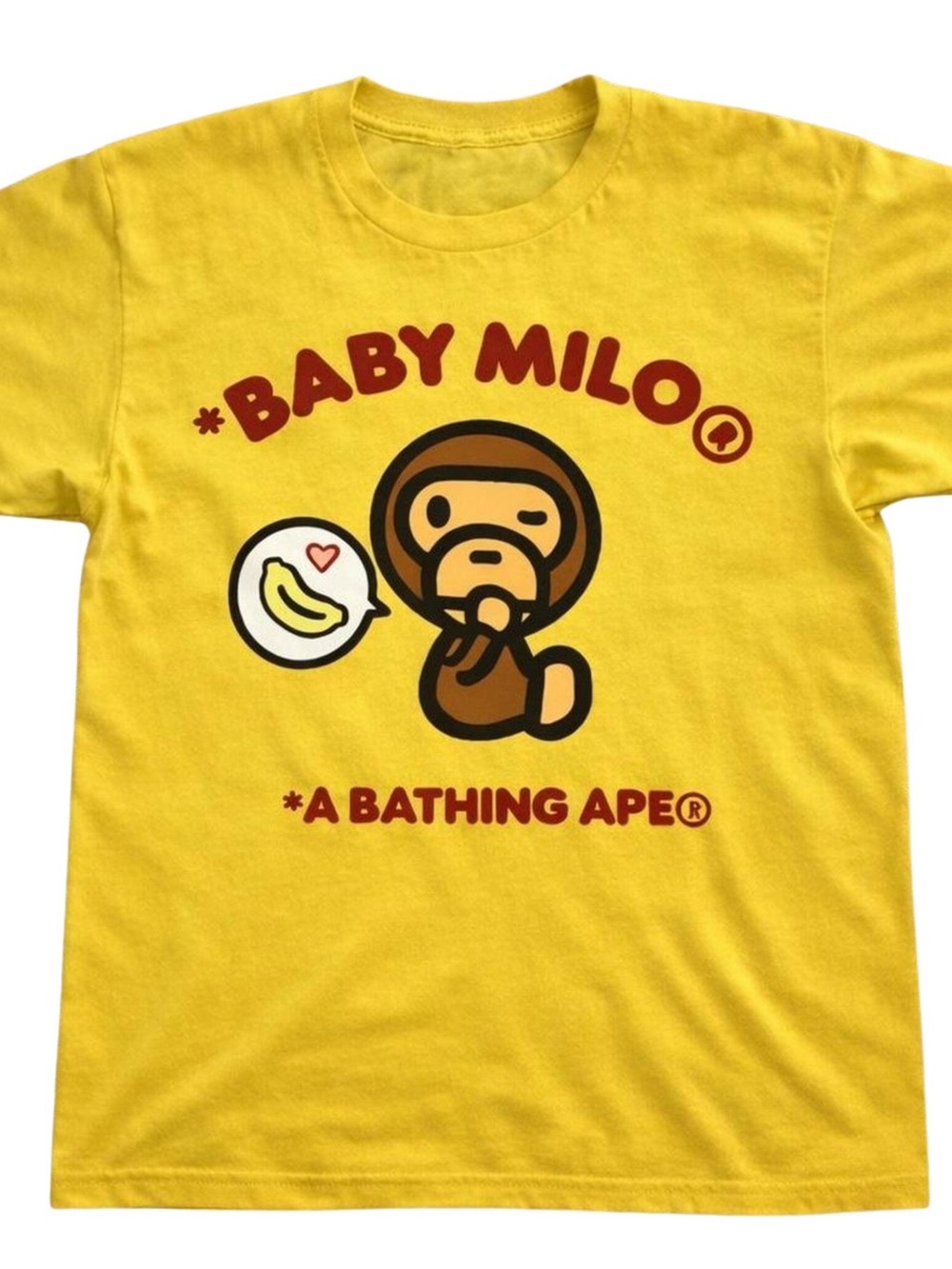 Gildan Yellow Baby Milo Graphic Tee